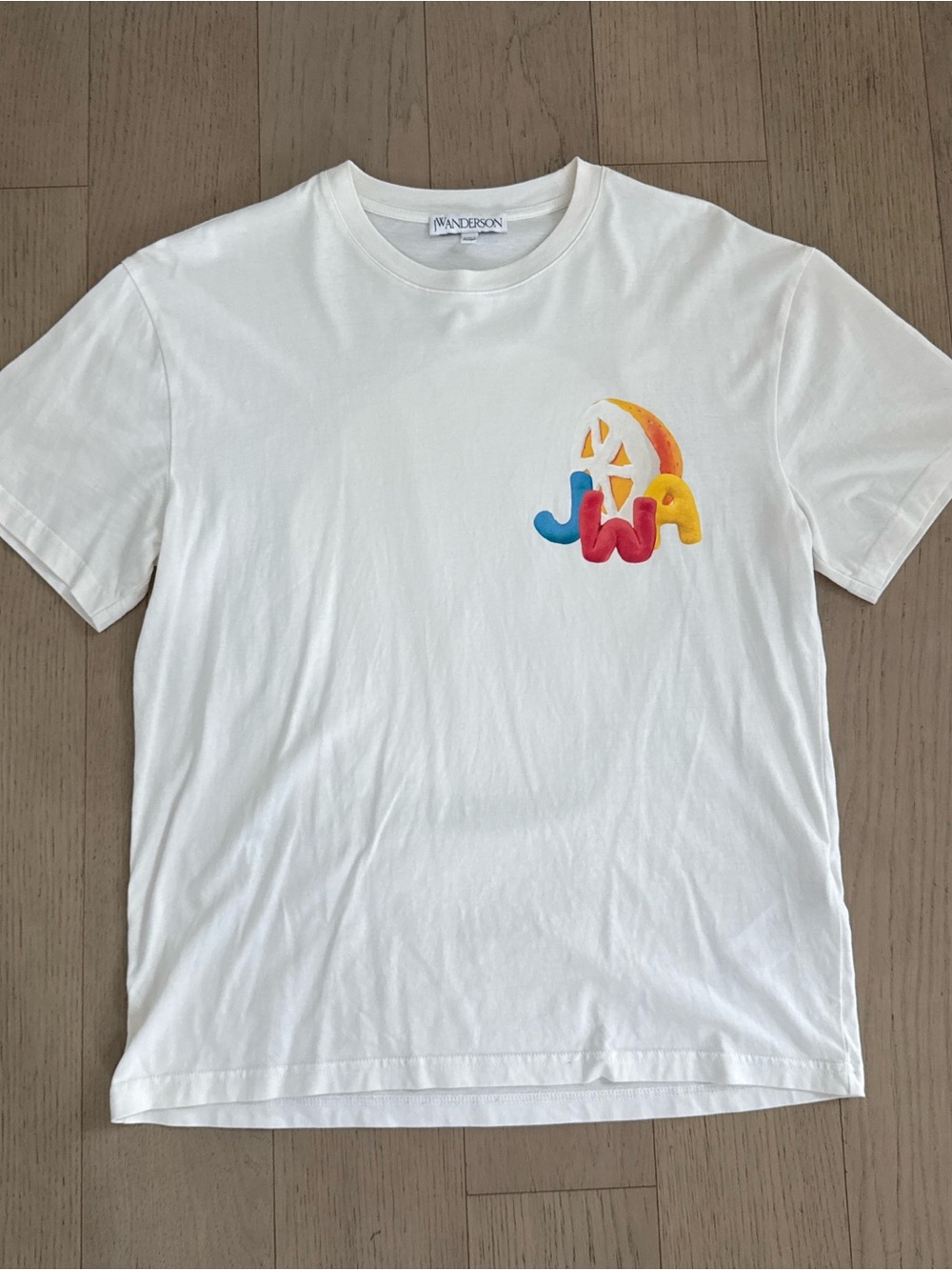 JW Anderson White Logo Graphic Tee